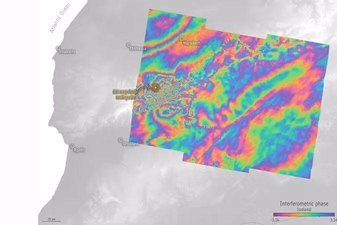 Động đất ở Marocco khiến mặt đất xê dịch 15 cm