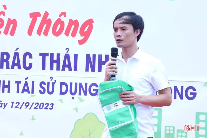 Phụ nữ TP Hà Tĩnh hưởng ứng giảm thiểu rác thải nhựa