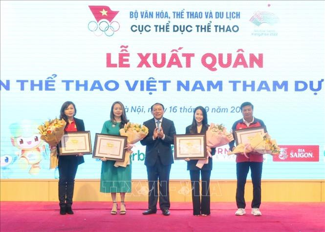 Lễ xuất quân đoàn Thể thao Việt Nam tham dự ASIAD 19
