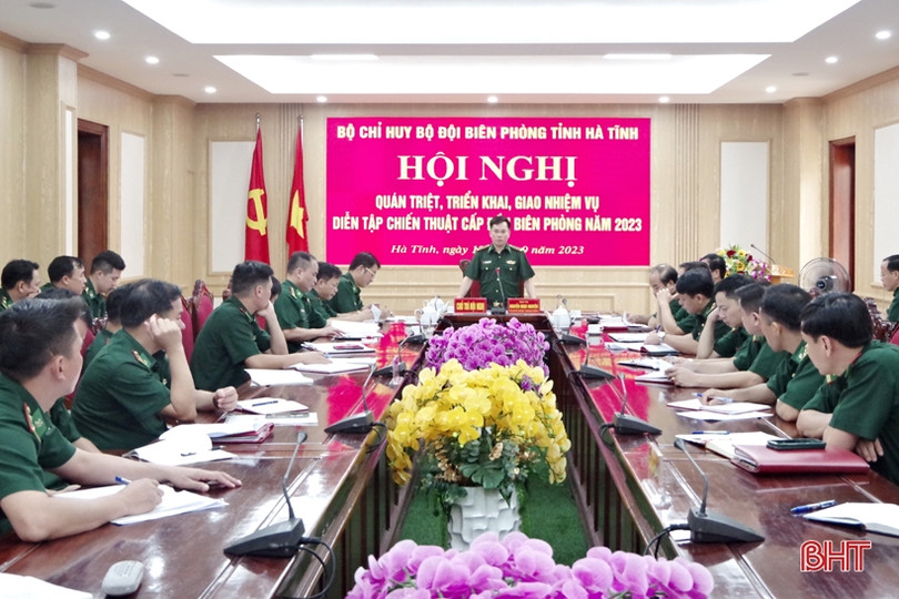 Chuẩn bị các điều kiện diễn tập chiến thuật cấp đồn biên phòng 