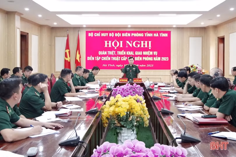 Chuẩn bị các điều kiện diễn tập chiến thuật cấp đồn biên phòng 