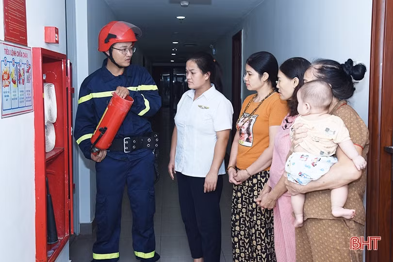 Các khu chung cư ở Hà Tĩnh đang được phòng, chống cháy - nổ thế nào?