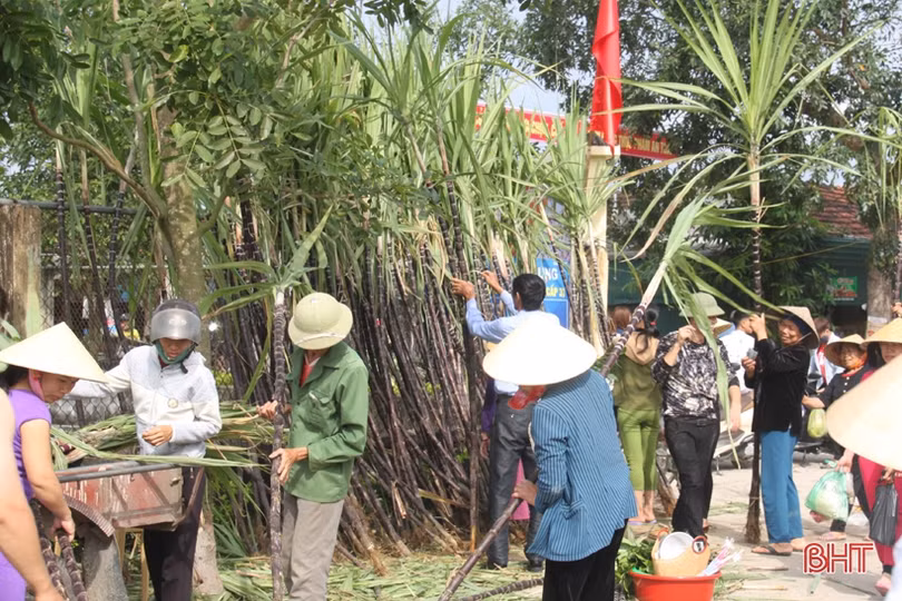 Náo nức phiên chợ tết những ngày cuối năm ở Hà Tĩnh