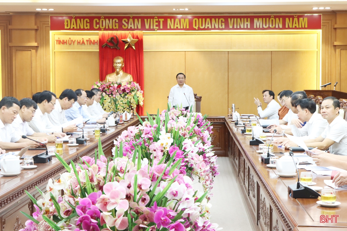 Bí thư Tỉnh ủy Hà Tĩnh: Đôn đốc thường xuyên, giải quyết vướng mắc thủ tục giải ngân vốn đầu tư công