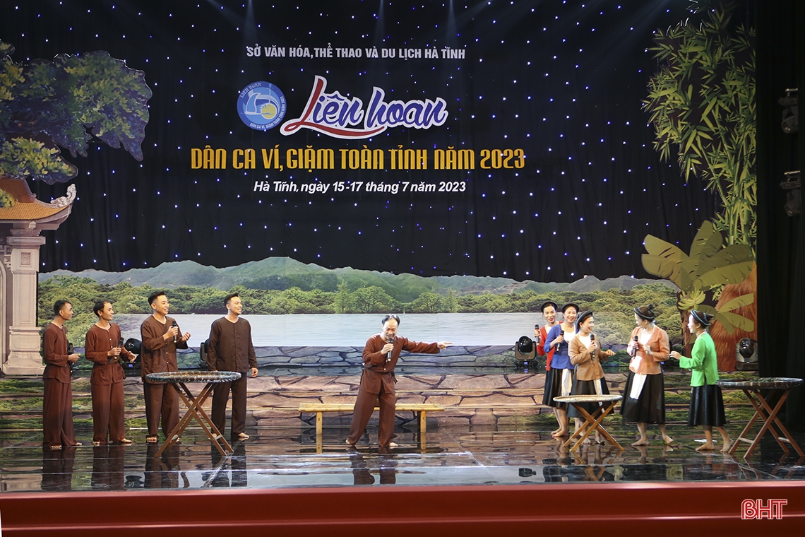 Ấn tượng Liên hoan dân ca ví, giặm toàn tỉnh năm 2023