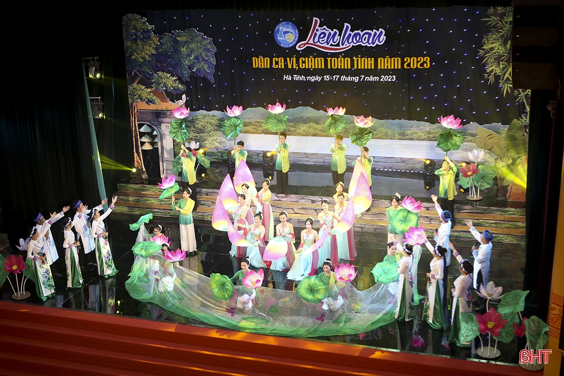 Ấn tượng Liên hoan dân ca ví, giặm toàn tỉnh năm 2023