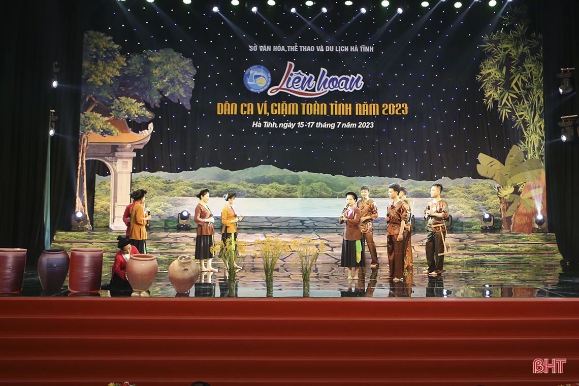 Ấn tượng Liên hoan dân ca ví, giặm toàn tỉnh năm 2023