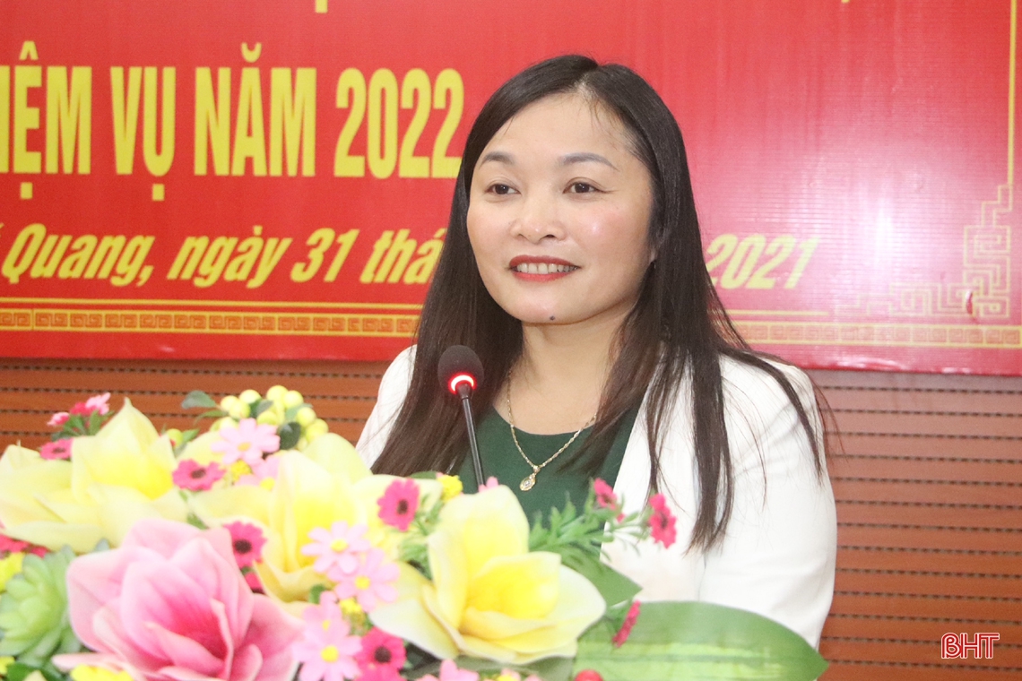 Vũ Quang cần quan tâm phát triển, bồi dưỡng nguồn cán bộ đủ năng lực, phẩm chất