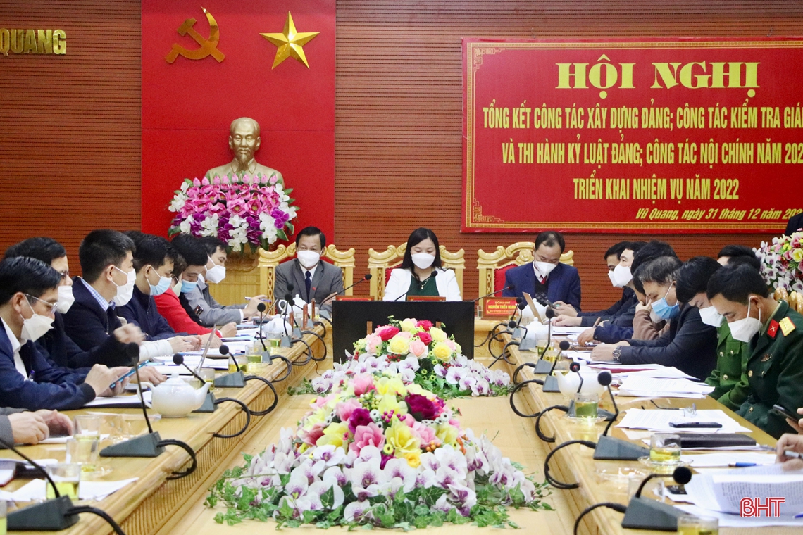 Vũ Quang cần quan tâm phát triển, bồi dưỡng nguồn cán bộ đủ năng lực, phẩm chất
