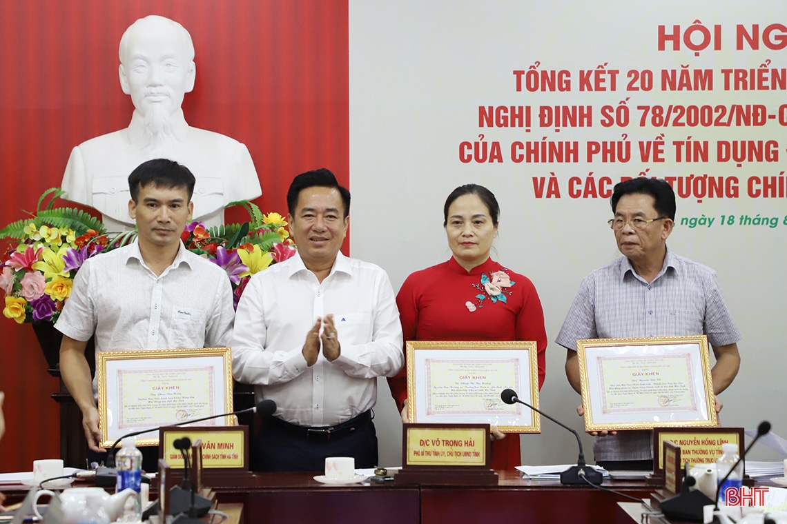 Thực hiện hiệu quả chương trình tín dụng chính sách xã hội ở Hà Tĩnh