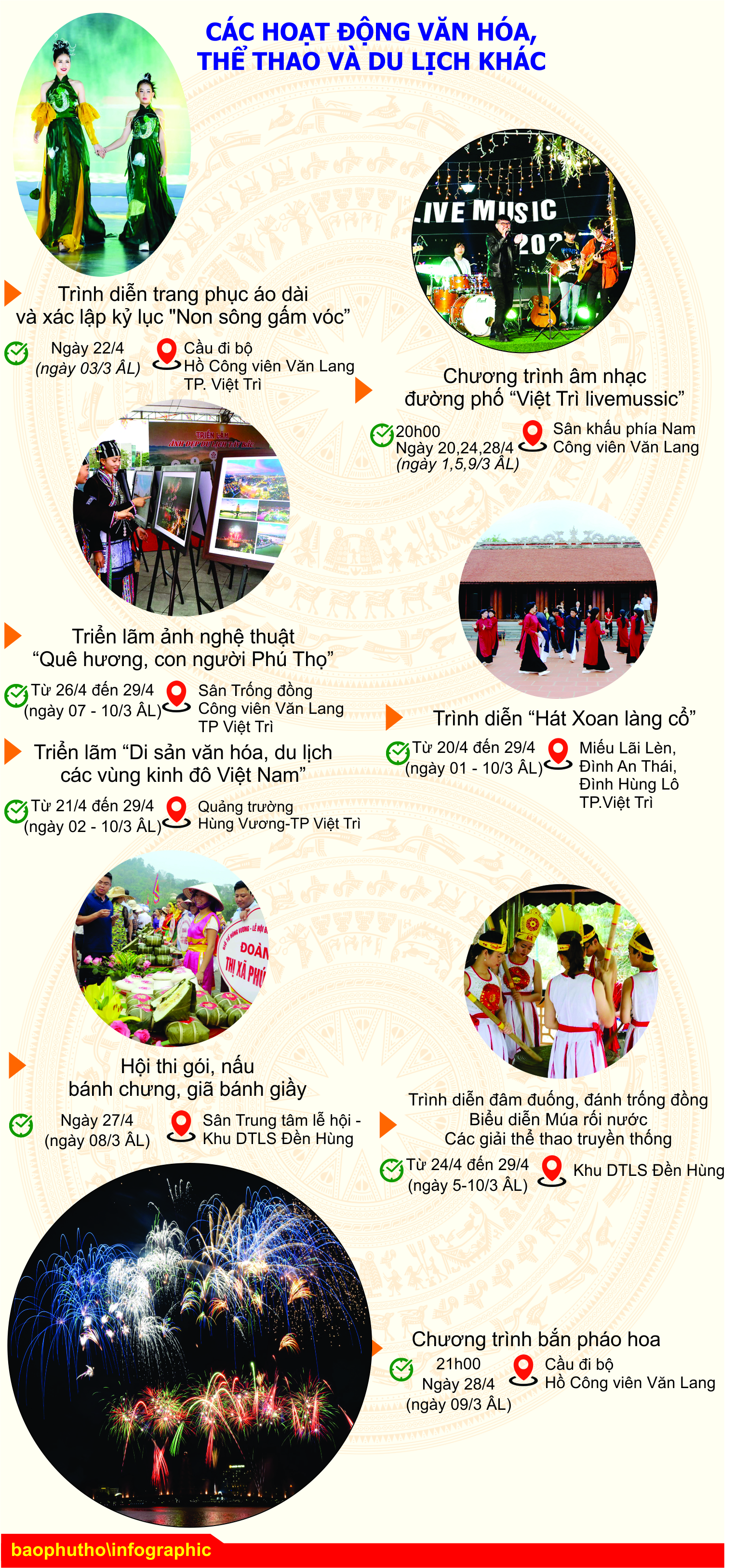 Lễ Giỗ Tổ Hùng Vương và Tuần Văn hóa - Du lịch Đất Tổ năm 2023