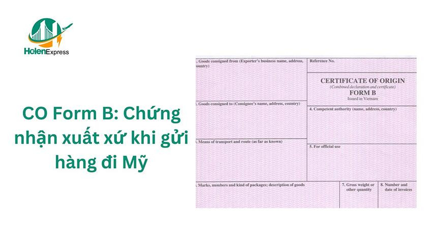 CO Form B: Chứng nhận xuất xứ khi gửi hàng đi Mỹ | Báo Hà Tĩnh - Tin ...