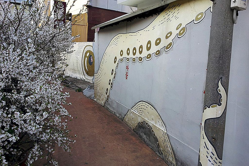 Ghé thăm những ngôi làng bích họa độc đáo ở Hàn Quốc