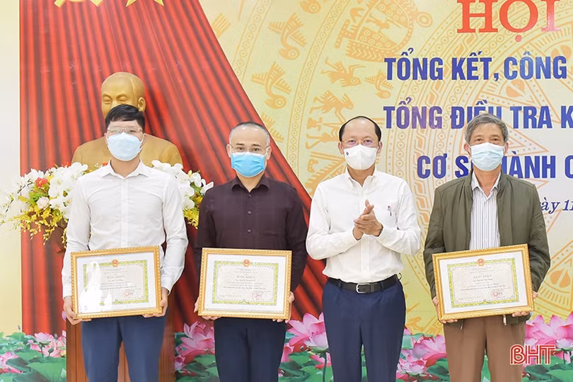 Công bố kết quả tổng điều tra kinh tế và cơ sở hành chính Hà Tĩnh năm 2021