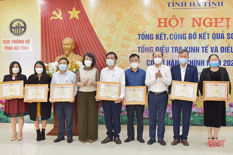 Công bố kết quả tổng điều tra kinh tế và cơ sở hành chính Hà Tĩnh năm 2021