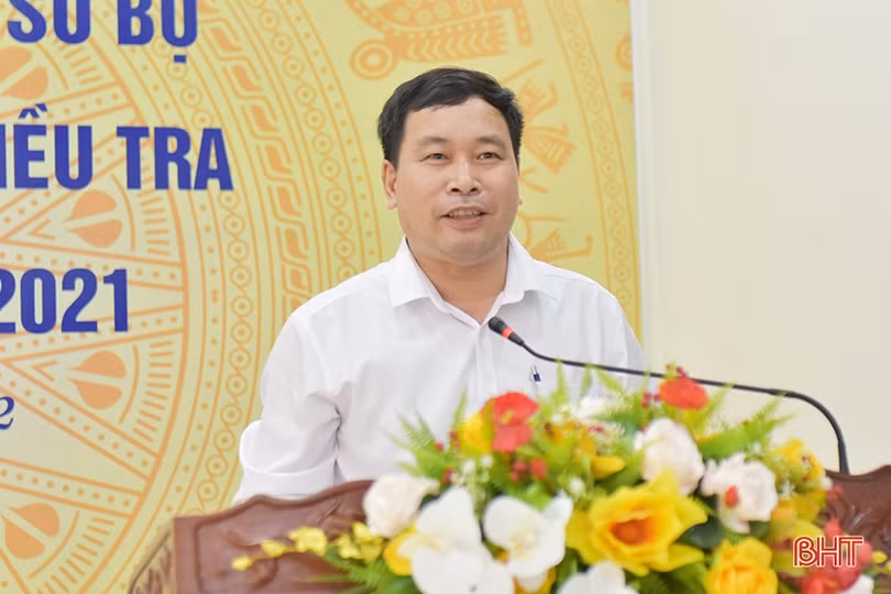 Công bố kết quả tổng điều tra kinh tế và cơ sở hành chính Hà Tĩnh năm 2021