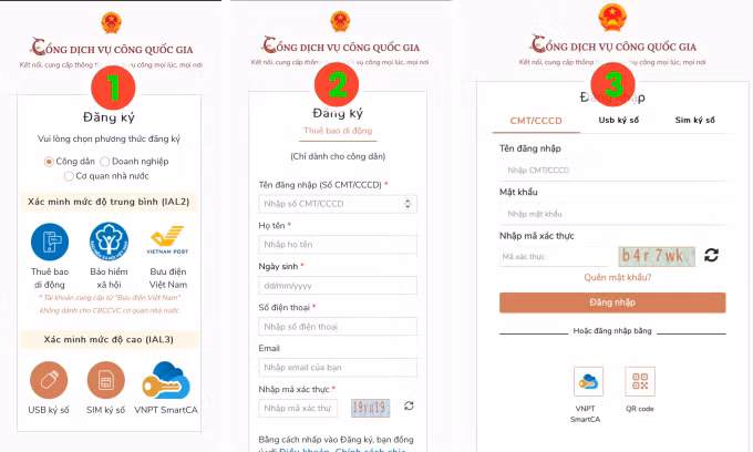 Cách tra cứu thông tin cá nhân trên cơ sở dữ liệu quốc gia