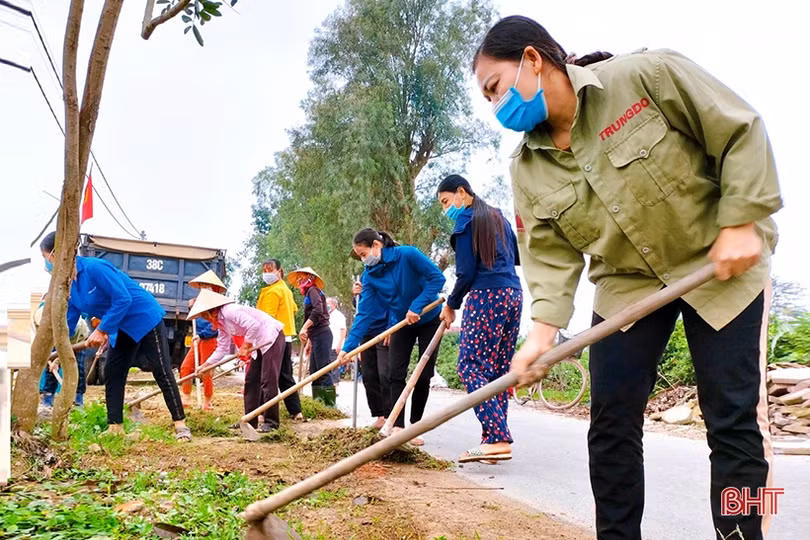 Phụ nữ Hà Tĩnh thi đua chào mừng thành công Đại hội Đại biểu Phụ nữ toàn quốc 