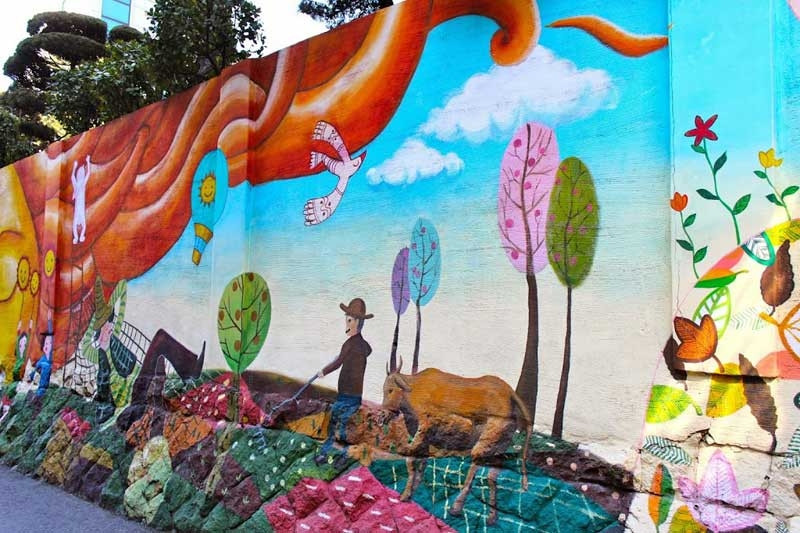 Ghé thăm những ngôi làng bích họa độc đáo ở Hàn Quốc