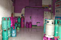 Cảnh báo nguy cơ cháy nổ cơ sở kinh doanh gas