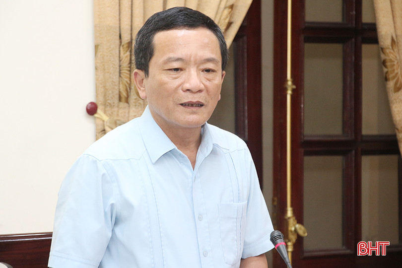 Phó Chủ tịch HĐND tỉnh Trần Văn Kỳ phát biểu tại cuộc làm việc. trần văn kỳ copy.jpg