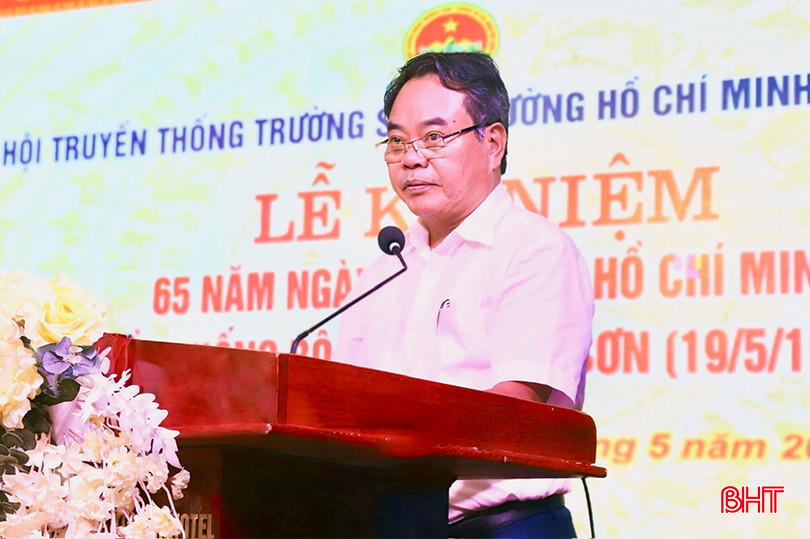 Trưởng ban Nội chính Tỉnh uỷ Nguyễn Đình Hải phát biểu tại buổi lễ kỷ niệm. IMG_8379 copy.jpg