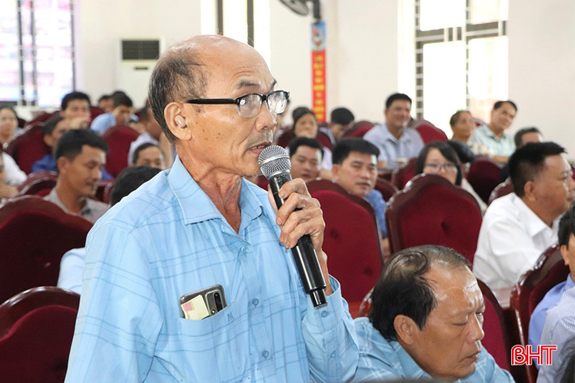 Ông Phan Đăng Chiến - thôn trưởng thôn 7 (xã Thọ Điền) kiến nghị một số nội dung liên quan đến lĩnh vực sản xuất. IMG_9188 copy.jpg