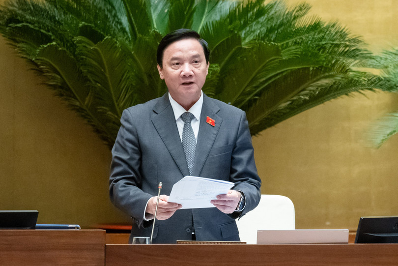 Phó Chủ tịch Quốc hội Nguyễn Khắc Định phát biểu kết thúc Phiên Chất vấn và trả lời chất vấn. (Ảnh: Quochoi.vn). 180320240429-z5261111430173_0fb537f8d415a5839ea31abcbc3e9bec.jpeg