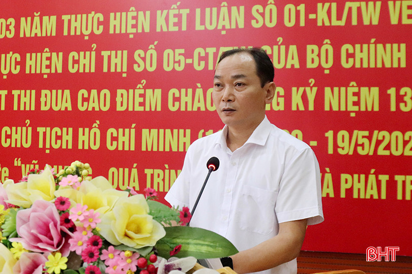 Phó Bí thư Thường trực Huyện ủy Vũ Quang Nguyễn Thiều Quang phát động đợt thi đua cao điểm chào mừng kỷ niệm 134 năm ngày sinh Chủ tịch Hồ Chí Minh. IMG_4432 copy.jpg