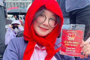 Sinh viên Hà Tĩnh tự hào góp sức vào sự kiện trọng đại của đất nước