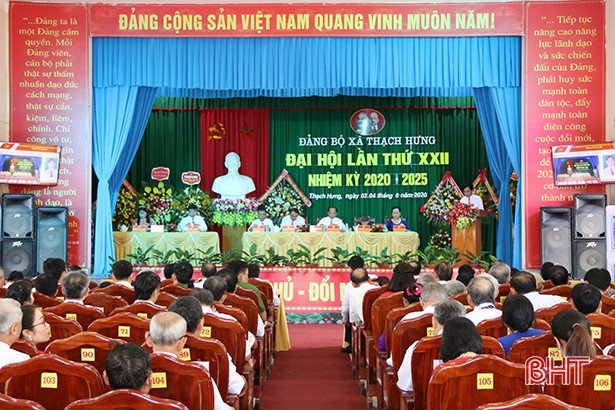 TP Hà Tĩnh hoàn thành đại hội đảng bộ, chi bộ cơ sở nhiệm kỳ 2020 - 2025