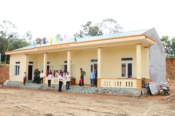 Hỗ trợ trên 500 triệu đồng xây dựng nhà văn hóa ở Hương Sơn