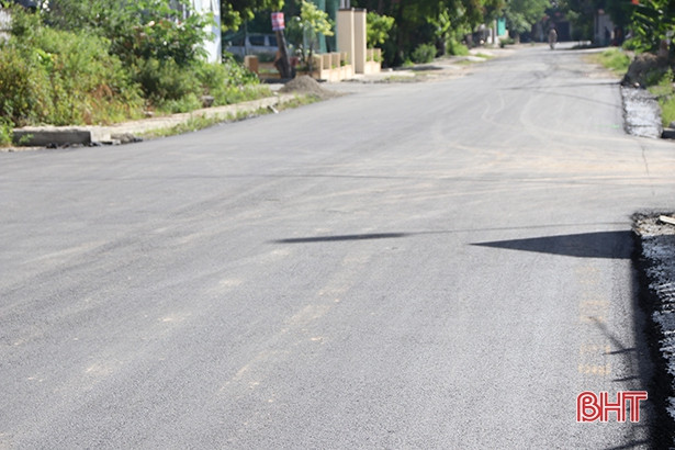 Sau phản ánh, đoạn đường ở trung tâm TP Hà Tĩnh đã “thông tuyến”