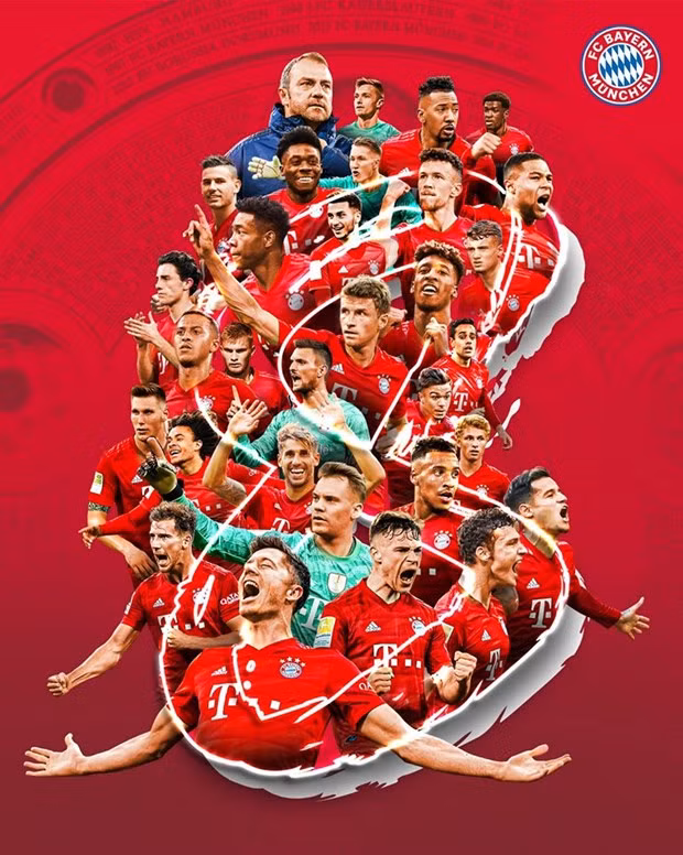 Bayern Munich lần thứ 8 liên tiếp giành chức vô địch Bundesliga