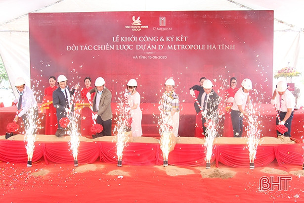 D’. Metropole Hà Tĩnh góp phần làm thay đổi diện mạo của thành phố