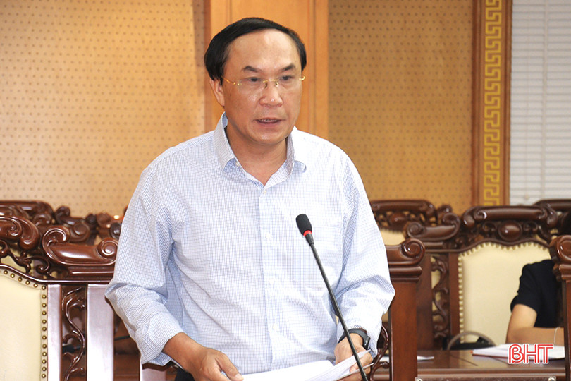 Xây dựng đường găng, đảm bảo tiến độ phục vụ Đại hội Đảng bộ tỉnh Hà Tĩnh