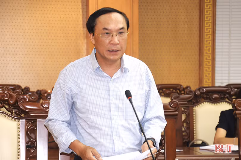 Xây dựng đường găng, đảm bảo tiến độ phục vụ Đại hội Đảng bộ tỉnh Hà Tĩnh