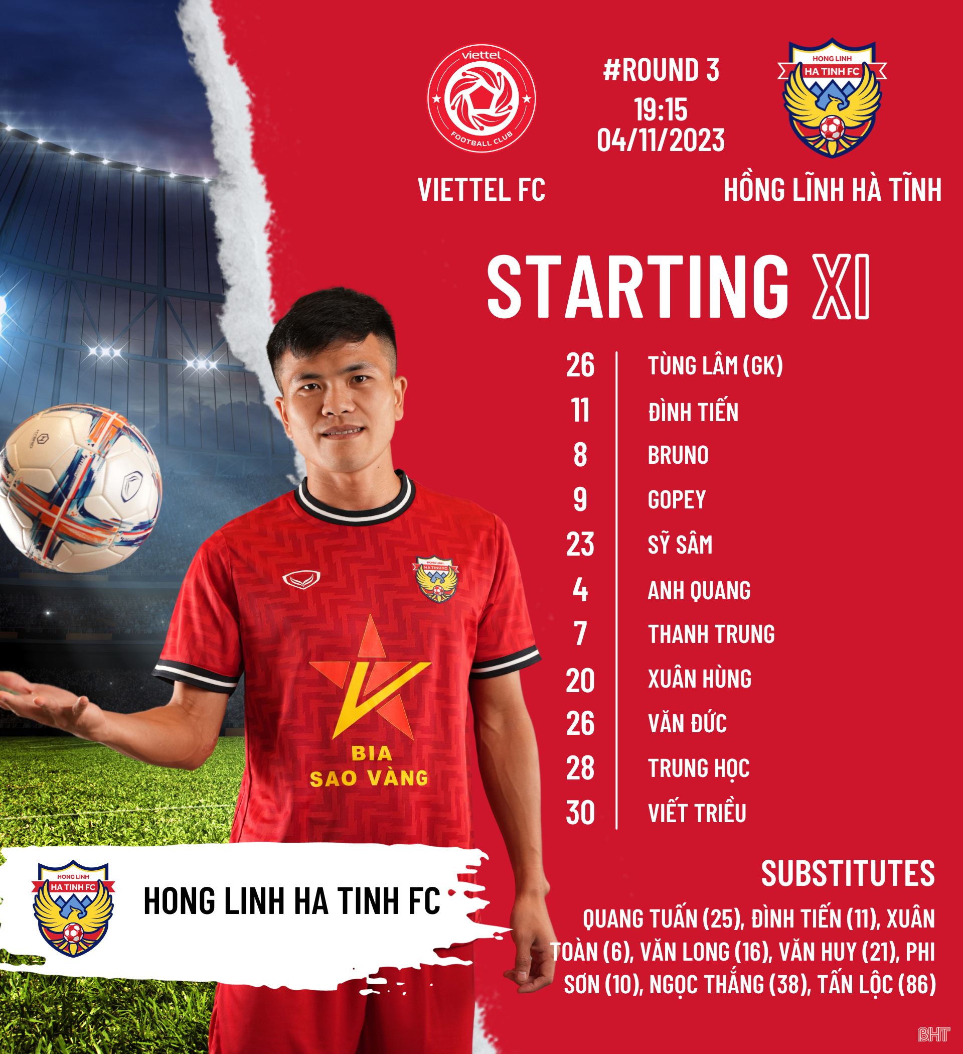 Link xem trực tiếp Viettel vs Hồng Lĩnh Hà Tĩnh