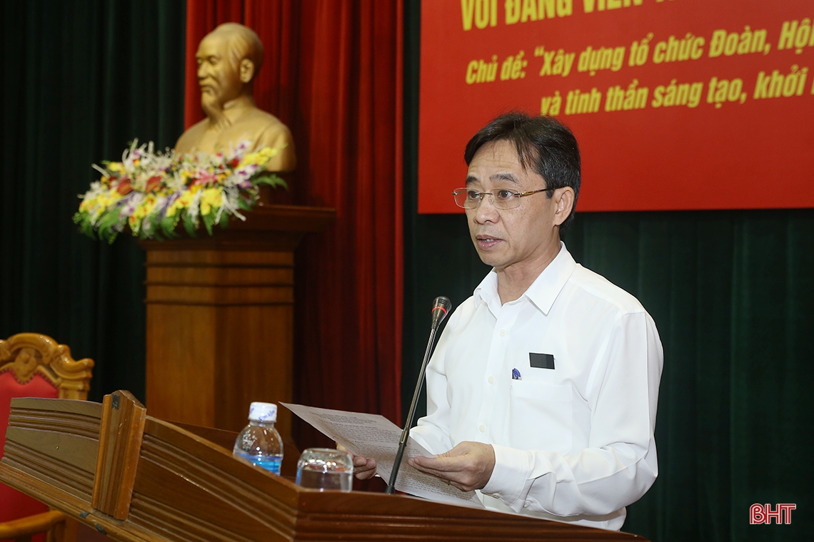 Xây dựng tổ chức Đoàn ở Hà Tĩnh vững mạnh về tư tưởng, chính trị, tổ chức và hành động