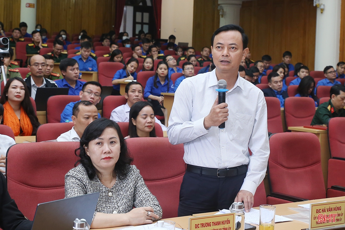 Xây dựng tổ chức Đoàn ở Hà Tĩnh vững mạnh về tư tưởng, chính trị, tổ chức và hành động