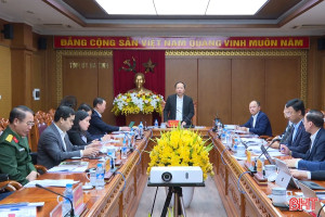 Thường trực Tỉnh ủy cho ý kiến về Lễ kỷ niệm 260 năm Ngày sinh Đại thi hào Nguyễn Du