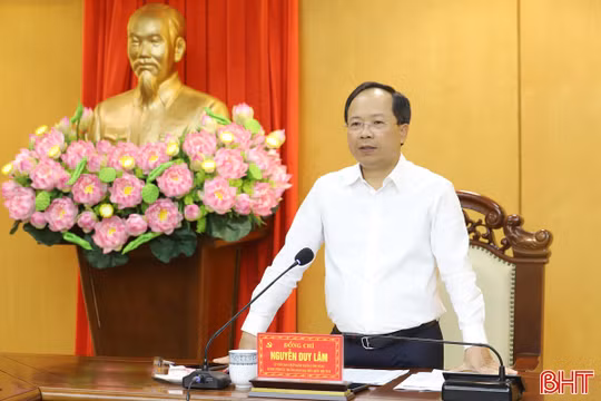 Bí thư Tỉnh ủy Nguyễn Duy Lâm: Tiếp tục tập trung cao, phấn đấu đạt mục tiêu tăng trưởng trên 10%