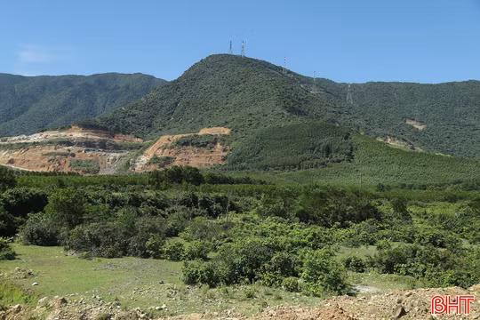 Lấy ý kiến 8 khu vực mỏ làm đất san lấp phục vụ dự án trọng điểm ở KKT Vũng Áng