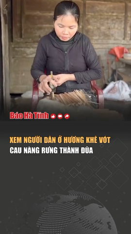 Vót cau Nàng Rưng thành đũa