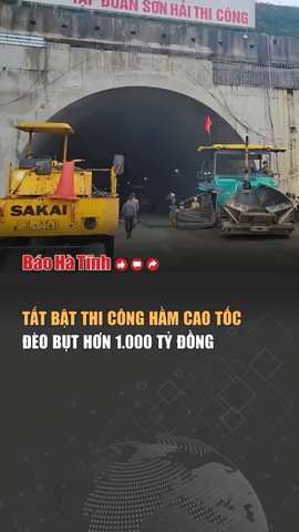 Tất bật thi công Hầm cao tốc Đèo Bụt hơn 1.000 tỷ đồng