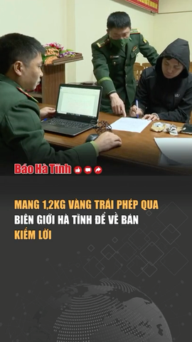 Mang 1,2kg vàng trái phép qua biên giới để bán kiếm lời 