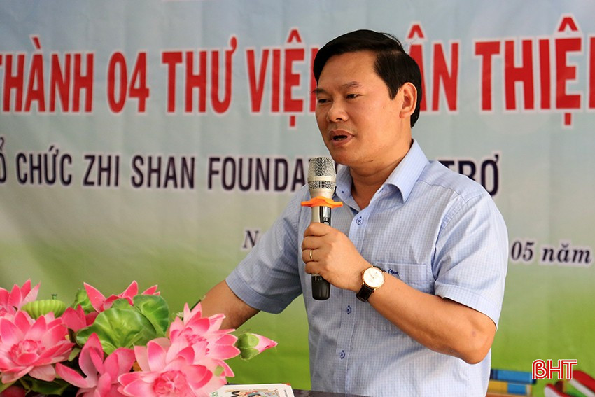 Phó Chủ tịch UBND huyện Bùi Việt Hùng phát biểu tại buổi lễ bqbht_br_4.jpg