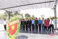 Đoàn đại biểu Hà Tĩnh dâng hương tại nghĩa trang Trường Sơn, Đường 9