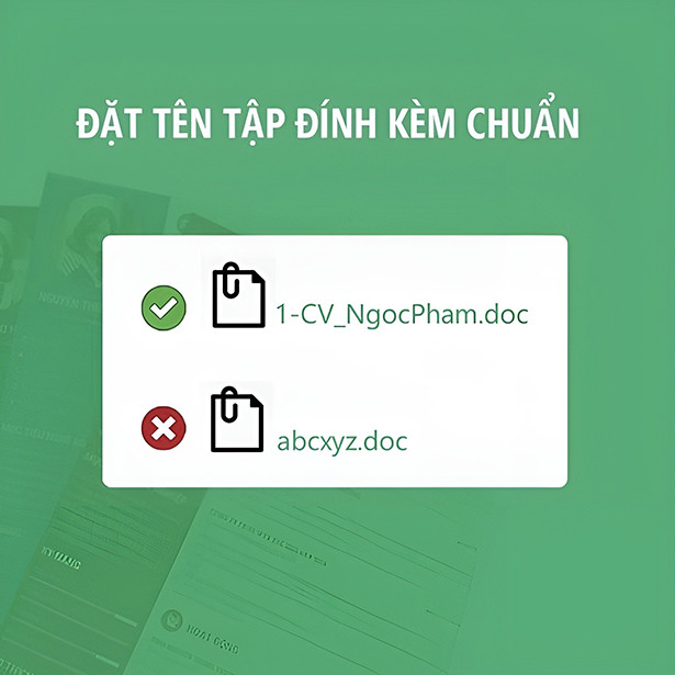 Đặt tên file CV xin việc - Job3s gợi ý hấp dẫn nhà tuyển dụng