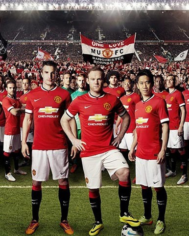 Để thương hiệu Chevrolet in trên áo đấu, M.U bỏ túi 53 triệu bảng